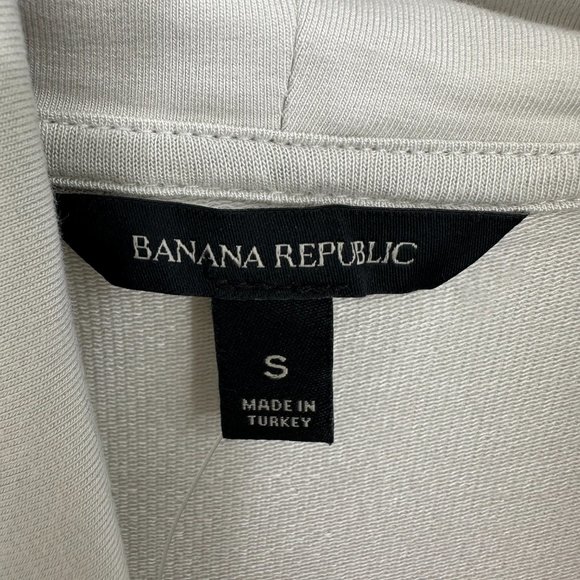 Banana Republic Cowl Neck Top S Relaxed Fit Long Sleeve Blouse Beige Gray - Picture 3 of 8